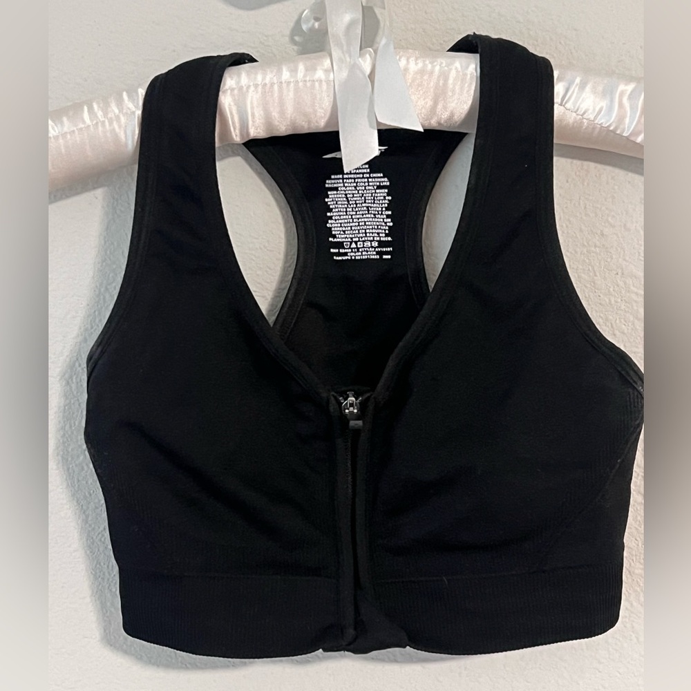 || AVIA || SPORTS BRA WITH ZIPPER ||